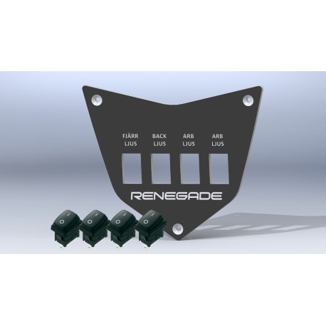 Brytarpanel Can-am Renegade (G2) "kit"