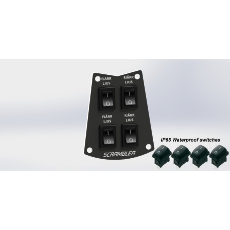 Polaris Scrambler brytarpanel "kit"